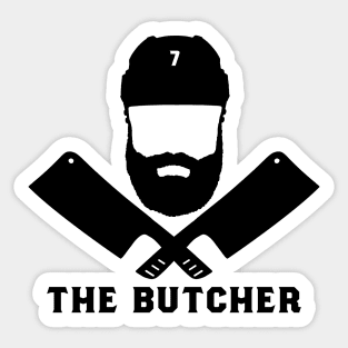 Anaheim Ducks Radko Gudas The Butcher Black Font Sticker